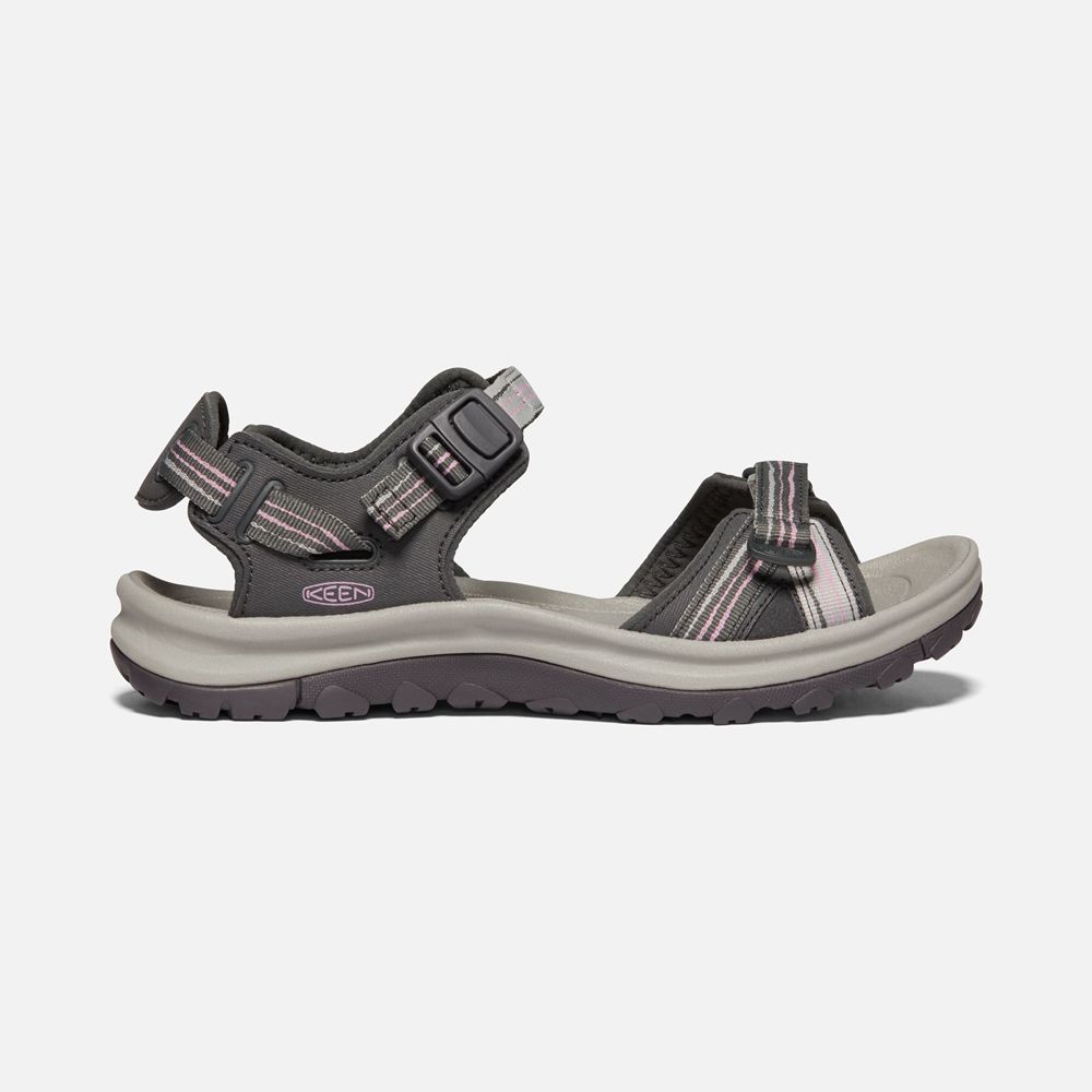 Keen Outdoor Sandalet Kadın Koyu Gri - Terradora Ii Open Toe - Türkiye NJCM38259